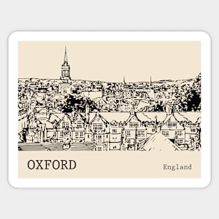 Oxford England Sticker